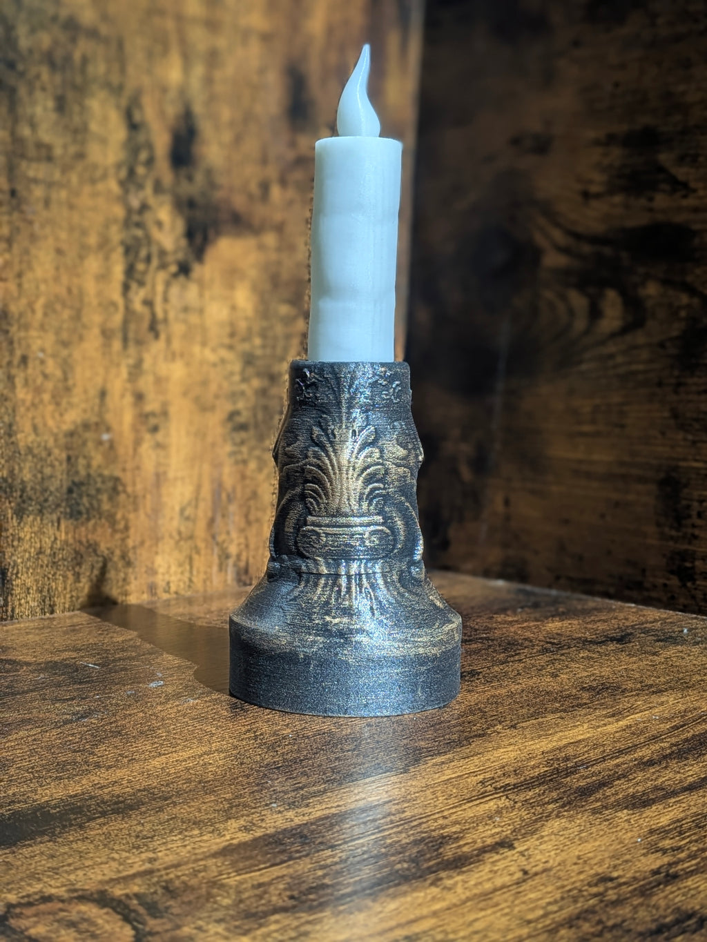 Desktop Candle and Base - LED Light Source